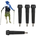 Miniatyrbillede 5 af 5: 4 stk. Alpenstock spidsbeskyttere stangpindhætter vandrestav fødder spidser tilbehør til vandreture vandreture