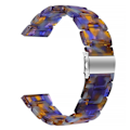 Miniatyrbillede 1 af 4: Udskiftningsrem til Garmin Vivoactive 4, 22 mm vandtæt harpiksrem, isblå ocean Blue Style O Garmin Vivoactive 4