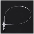 Miniatyrbillede 3 af 4: 500 stk. Hvide Snap Lock Pins Loop Pris Tag Fastener 5\" 130mm