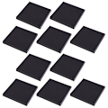 Miniatyrbillede 1 af 5: Sorte Sticky Notes, 10 stk. Simple Sticky Notes Markeringsflag Selvklæbende Memoblokke-K
