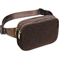 Miniatyrbild 1 av 5: Bumbag för damer, Fanny Pack för kvinnor Svart modeväska för vandring Löpning Promenader dark brown