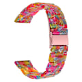 Miniatyrbilde 1 av 4: Utskiftbar klokkearmbånd for Garmin Vivoactive 4, 22 mm, vanntett harpiksarmbånd, Candy Multicolor Style E Garmin Vivoactive 4