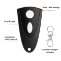 Miniatyrbilde 4 av 5: 433mhz Garasjeportåpner for Tormatic Novotron 502 Max43-2 / 512 Mix43-2 Fjernkontrollpakke med 2 (Hvit Nøkkel) [DB] Svart