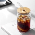 Miniatyrbilde 2 av 5: Glass drikkevannsflaske Stor kapasitet vannflaske for kald brygget te iskaffe standard