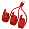 Miniatyrbillede 1 af 11: USB2.0 Type-A han til 3 Micro USB han opladningskabel opladningsadapter ledning 3 i 1