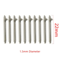 Miniatyrbillede 1 af 8: 10 stk./parti Ur Single Switch fjederstænger 22mm1.5mm Diameter