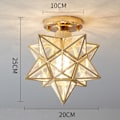 Miniatyrbillede 2 af 10: Nordisk stil loftslampe gold