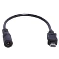 DC 5.5x2.1 Hona till Mini USB Hane Kabel 5521 Strömuttag DC Strömanslutning- 5.5x2.1 Adapter Mini USB Konverter