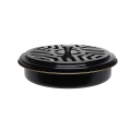 Miniatyrbillede 1 af 8: Myggespiralholder Bakke Ramme Rustfrit Stål Rundt Stativ Black