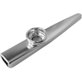 Miniatyrbilde 3 av 5: Kazoo-instrument i sølvfarget aluminiumlegering med 3 membraner - perfekt tilbehør for fester