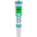 5-i-1 Digital Salinitets- og pH-tester – Måler Salinitet 0-9990 ppm – LCD-skærm – Til Swimmingpools, Spabade og Vildmarksbade