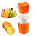 Citruspress - Minifruktpress - Plast - Orange - 17.5cm x 10cm
