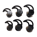 Miniatyrbillede 1 af 5: Silikone In-Ear Øretelefoner Ørepuder til Bose QC20 QC30 Ørekrog Støjisolering Black