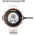 Miniatyrbillede 2 af 5: Opladerdock Kompatibel Med Garmin Forerunner 620, Usb Data Synkronisering Opladningsdock Med 1m Opladningskabel Til Forerunner 620 Smartwatch, Sort