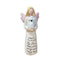 Miniatyrbillede 1 af 2: Friends Engel Ornament Harpiks Statue Med Tankevækkende Tekst Og Sentimentalt Vers Gave