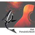 Miniatyrbillede 4 af 5: 2 x capo shark capo lavet af zinklegering til akustiske og elektriske guitarer, ukulele 6 + 12 strenge med godt greb, uden båndbuzz og holdbar (sort)
