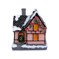 Miniatyrbild 1 av 3: Miniatyrhus Julhjärtat Hus Julby Scen Byhus Juldekorationer