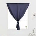 Pikkukuva 1 / 5: Kaksoispuolinen pimennysverho tarranauhalla olohuoneeseen ja makuuhuoneeseen Navy Blue Width 0.9 x Height 1.0m