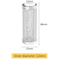 Miniatyrbilde 2 av 5: Filterbeskyttelsesnettbeskyttelse, rustfritt stålfilterinnløpshylse Akvariefilter Fisketankgitterfilterbeskytter, 12mm