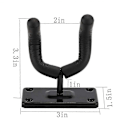 Miniatyrbilde 4 av 5: 2 Pakk Gitarhenger Gitarkrok Gitarholder Gitarveggfeste Hengere For Elektriske Akustiske Og Bassgitarer Ukulele-Yvan