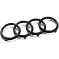 273 mm Audi 82A071801 Grillplatta, Ringe Black Edition Emblem Blackline Logo Svart