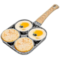 Miniatyrbillede 1 af 5: Æg Stegepande, Non-Stick Pandekagepande Ægpande Med 4 Huller Stegt Ægpande Pandekage Maker Til Induktion