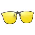Miniatyrbillede 1 af 4: Polariserede Clip-on Flip Up Solbriller Uv400 Linser Reversible Polariseret Clip Night Vision