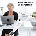 Miniatyrbillede 3 af 5: Moderkort 9-pins USB-header til dobbelt USB2.0 9-pins splitter hub forlængerkabel