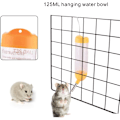 Miniatyrbillede 5 af 5: Hamster Vandflaske Automatisk Foder Vand og Mad Dispenser til Små Dyr, Marsvin, Spis, Kanin, Dværg, Gerbil, Chinchilla, 125ml, Gul