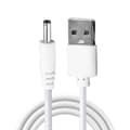 Typ A hane USB till DC Power hane plugg Jack 3,5 mm x 1,35 mm strömomvandlare 50cm