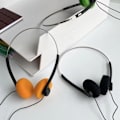 Pikkukuva 10 / 11: Retro Nostalgic Headset MP3 Walkman Kuulokkeet Kuulokkeet oranssi one-size