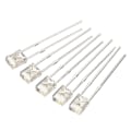 Miniatyrbillede 1 af 5: 2x3x4mm x LED-lyspære, 200 stk. Rektangulær lysdiode med klart lys til elektroniske komponentindikatorer, hvid