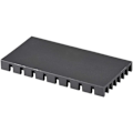 Miniatyrbild 3 av 3: Elektroniska element kylfläns för MOS GPU IC Chip Svart 50 x 25 x 5 mm 4 st