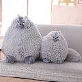 Miniatyrbild 3 av 5: Plushdjur Katt, Söta Mjuka Pluschdjur Katter, Vit Fylld Katt, Födelsedag Jul för Barn, Pojkar, Flickor, Fet Katt Fylld Leksak (W Gray 10 Inches