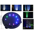 Miniatyrbillede 3 af 5: Akvarium boblelampe med LED luftpumpe til skildpadde dekoration