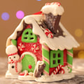 Miniatyrbillede 3 af 5: Julelandsbyhuse med LED-lys, Julepynt