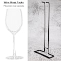 Miniatyrbilde 5 av 5: 4 stk. Vegghengt VinGlass Stativ Hylle Vinkopp Display Stativ For Skap Og Bar B