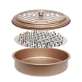 Miniatyrbilde 5 av 8: Myggspiralholder Stativ i Rustfritt Stål Rund Stativ Gold