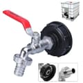 Adapter for IBC-tank, 1/2\" gjenget kobling, 1000L tankkran, regnvannsoppsamlingskran, utløpskran