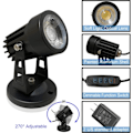 Miniatyrbild 4 av 5: 2 st LED-strålkastare inomhus kompatibla med växter, 3 färger accentbelysning dimbar uplights spotlight lampa med dimmerbrytare 2 st