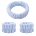 Pikkukuva 1 / 10: Spa-hiuspanta ja kasvopyyheranneke Blue