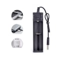 Miniatyrbillede 7 af 8: Ny USB li-ion batterioplader 3.7V til 1pc 18650 16340 14500 26650 Lithiumbatterioplader Genopladelig 500mA