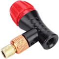 Miniatyrbillede 4 af 5: Cykelpumpehoved Kompatibel med Presta og Schrader Ventil, Mountainbike Landevejscykel Adapter Pumpe Mini Bærbar Luftpumpe Dæk Inflator Hoved