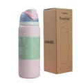 Stor 710ml Off-White Termosflaske for Eventyr, svart og hvit black and white