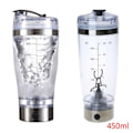 Miniatyrbillede 2 af 11: 450ml/600ml USB Genopladelig Elektrisk Blender Kop Bærbar Proteinpulver Automatisk Shaker Flaske Lækagesikker Blender til Milkshakes Sukker Kaffe