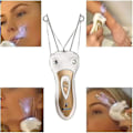Miniatyrbillede 3 af 5: Elektrisk ansigtepilator Træmaskine til ansigtshår Bomuldstråd Epilator Genopladelig Epilator Shaver