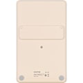 Miniatyrbillede 4 af 6: Lommeregner i beige til skrivebord og lomme med en lys LCD-skærm, dobbeltstrøms håndholdt skrivebordslommeregner