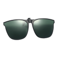 Pikkukuva 1 / 4: Polarisoidut Clip-on Flip Up -aurinkolasit Uv400 -linssit Käännettävä Polarisoitu Clip Dark Green