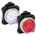 Miniatyrbilde 1 av 5: USB-oppladbart sykkellys, supersterkt LED-for- og baklys for sykkel
