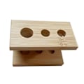 Miniatyrbilde 1 av 5: Holder for tannbørstehode Bambus Oppbevaringsholder 3 Slots